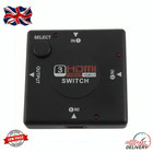 HDMI 3 Port Switch AUTO Switcher Splitter Selector HUB Box Cable HDTV 1080P