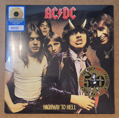 AC/DC Highway To Hell Gold Edition LP New Sealed US Walmart