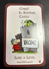 Munchkin Promo Card  - Curse!...In Another Castle - Vacant Castle - NEW! 