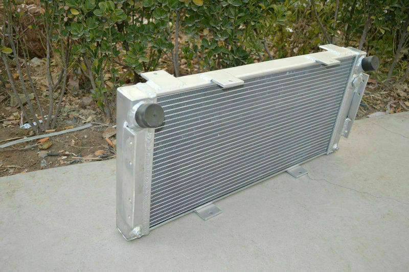 Aluminum Radiator for FORD GT40 V8 Manual 1964 1965 1966 1967 1968 1969