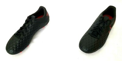 Boys Sz 5Y Black Nike Tiempo Legend Academy Leather Soccer