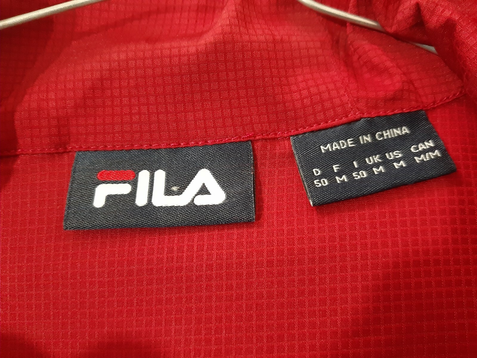 FILA GIUBBOTTO GIUBBINO CAPPOTTO GIACCHE LONG JACKET UOMO MAN BORDAUX 50 A897