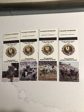 Calgary Stampede Lot of 4 Vintage Matchbook Covers Greatest Show Earth Rodeo