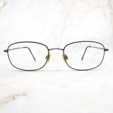 Marchon Eyeglasses Frame Autoflex 47 Unisex Gunmetal Square Full Rim 54-19-140