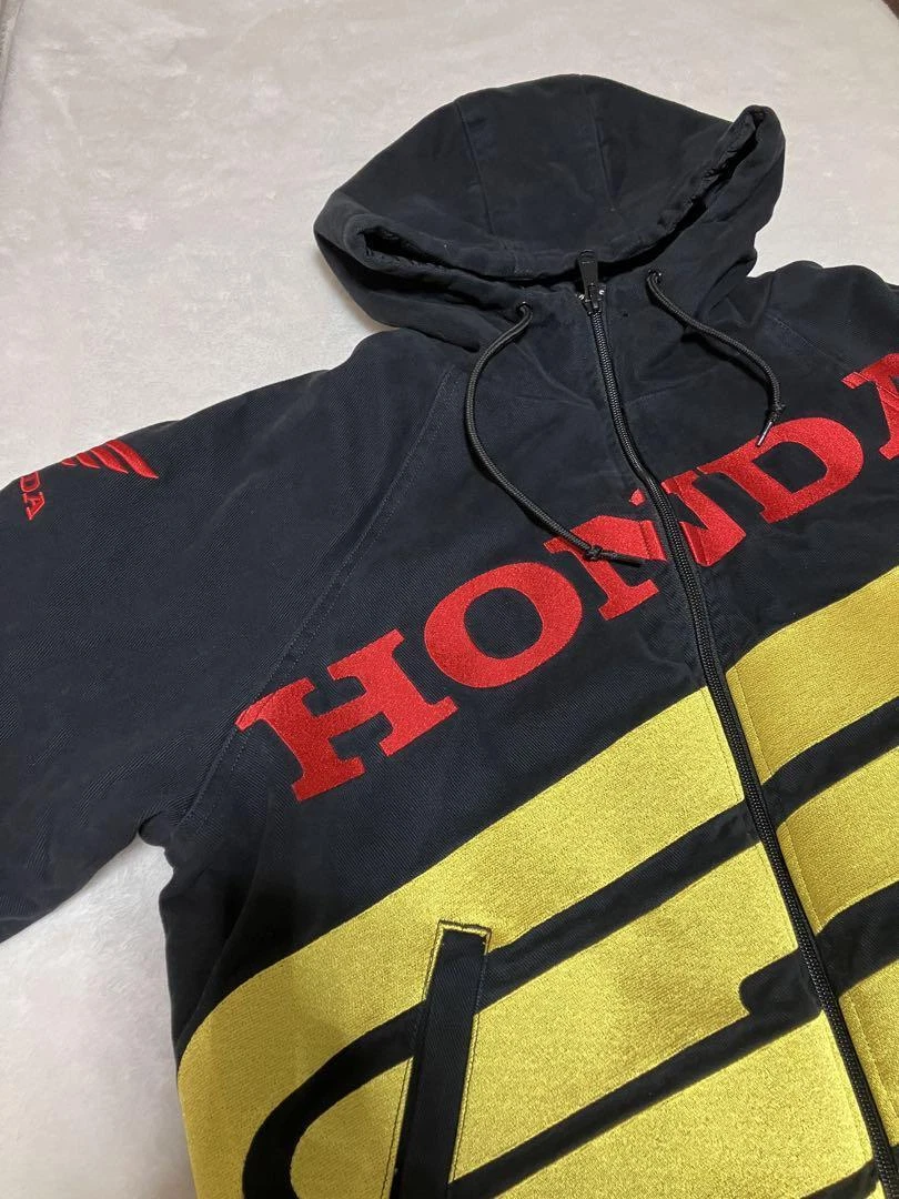 supreme × HONDA Fox Racing Puffy Zip Up Jacket Size S Super rare collaboration