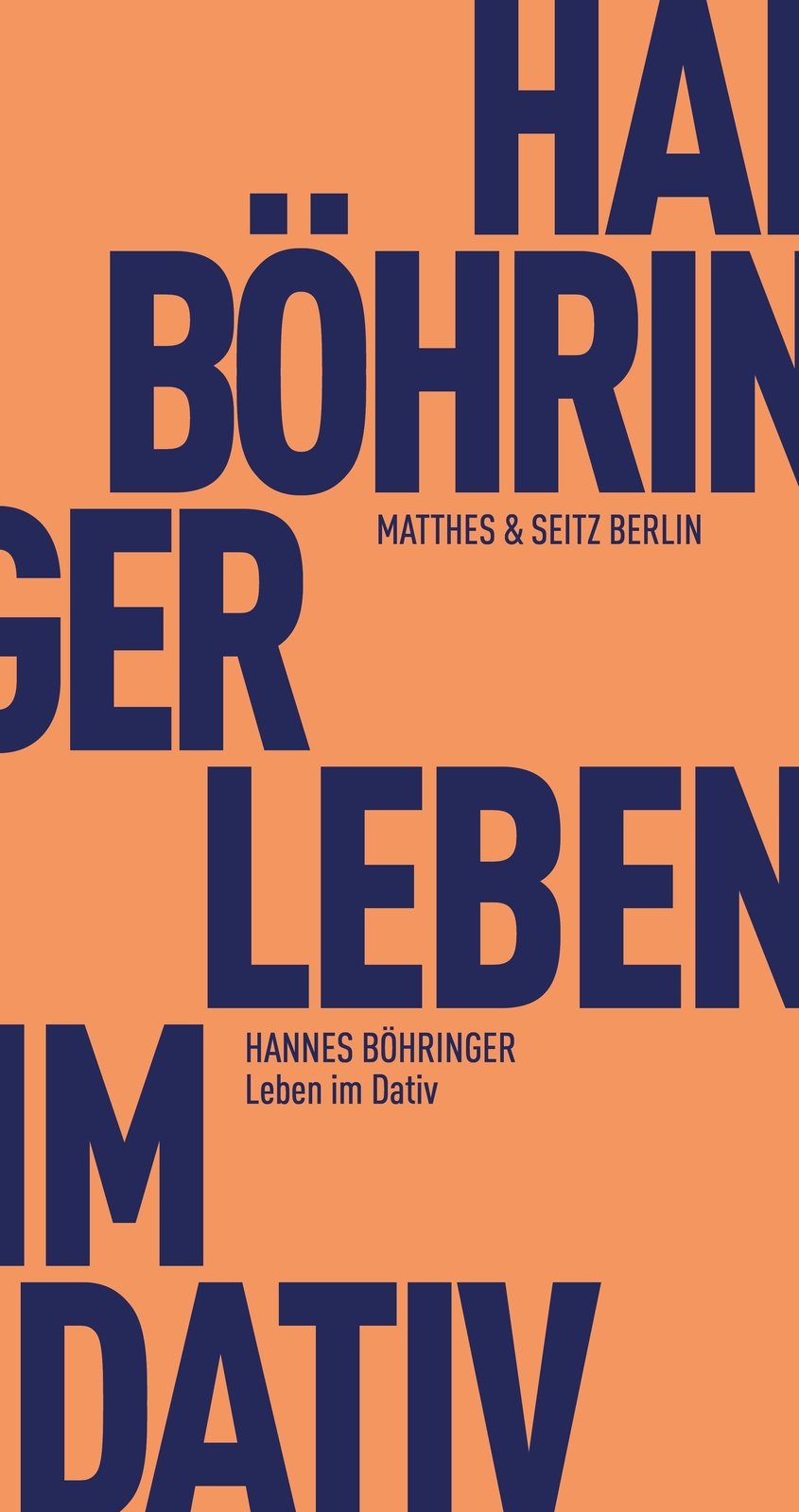 Thumbnail - Leben Dativ, Hannes Böhringer