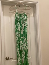 Lilly Pulitzer for Target Jumpsuit Girls XL Green Boom Boom Palm Flowy 20th