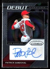 PATRICK SANDOVAL 2021 PRIZM DEBUT SIGNSTURES AUTO