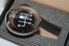 Youstar 1F gear shift knob UK stock Chrome & Black 6 speed manual BMW 1 3 5 z4