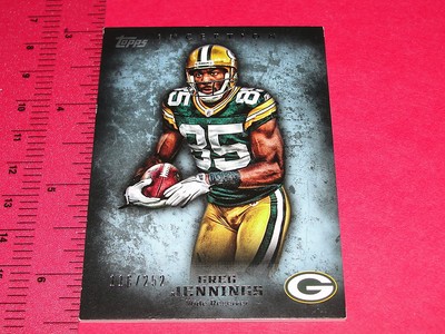 2012 Topps Inception GREG JENNINGS #26 Blue/252 PACKERS-VIKINGS Western MICHIGAN