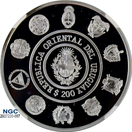 1994 Uruguay S200P Pampas Dear NGC PF 69 UC Top grade! - Picture 6 of 12