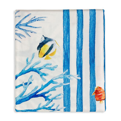 Tischdecke Tischdecke Fleckschutz x18 Marine Print 140x360 Coral 4902