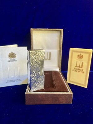 Vintage Rollagas Dunhill Lighter 99,9% New Condition Working 1 Year Warranty Box