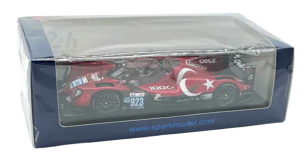 Oreca 07 - Gibson, 24h Le Mans, 2023, Racing Team Turkey, #923, S.Yoluc/T.Gamble, 1:43, Spark