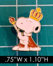 Peanuts: King Snoopy Enamel Pin
