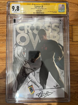CROSSOVER #6 GCG 9.8 SS & Remarked AARON BARTLING  A-HA : TAKE ON ME   LTD 500 !