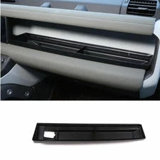 For LR Defender 110 90 2020-2023 ABS Black Co-Pilot Storage Box Cover Trim 1PCS