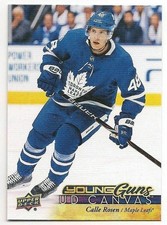 Calle Rosen 17-18 Upper Deck 1 Young Guns Rookie Card UD Canvas