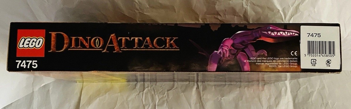 New LEGO Dino Attack 7475 Fire Hammer vs. Mutant Lizards Express F