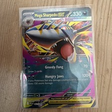 Mega Sharpedo Ex 061/094 Pokémon TCG Phantasmal Flames Mint Condition