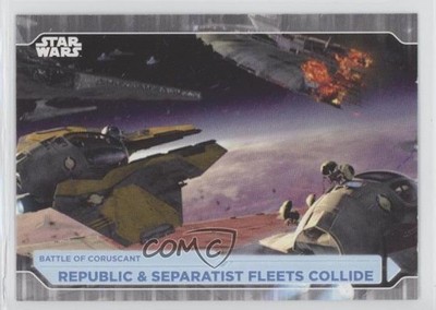 2021 Topps Star Wars Battle Plans Republic & Separatist Fleets Collide #21 w7v
