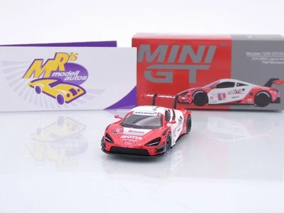 TRUESCALE MINIATURES TSM Mini GT MGT00993-L # McLaren 720S GT3 Evo #9 Laguna Seca 2024 " Pfaff " 1:64