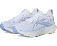 Authentic Brooks Women's Glycerin 22 Running Shoes White/Blue Heron B-Medium