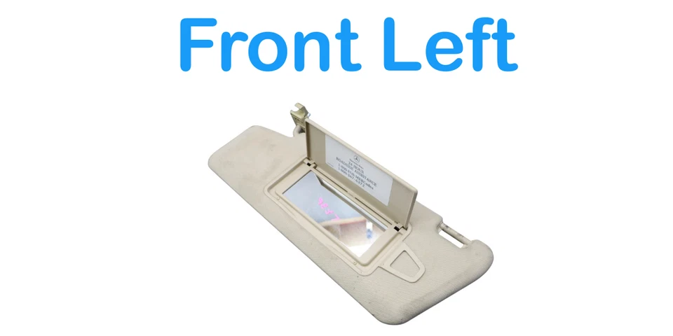 12-14 梅赛德斯 W218 CLS550 CLS63 左前遮阳板带镜面 Oem — 第 3/4 张图片