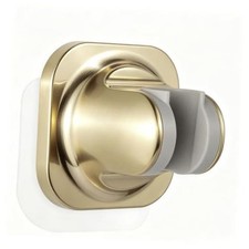 Handle held Shower Head Holder Wall Mount -Adjustable in 5 Brushed Gold