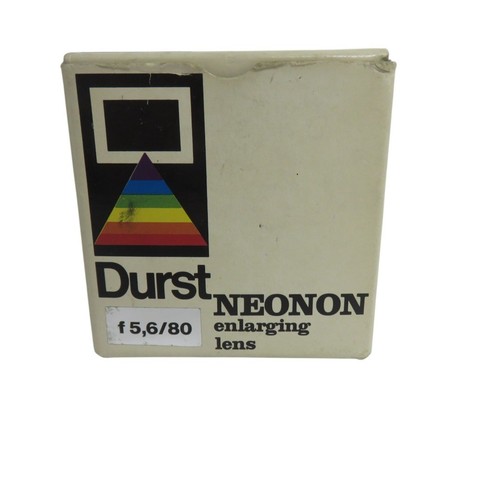 Durst Neonon Enlarging Lens 80mm F5,6/80 Multicoloured Preloved - Picture 12 of 14