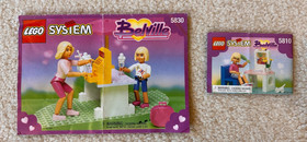 Lego Belville set 5830 - Funday Sundaes; 100% compl w manual plus BONUS set 5810