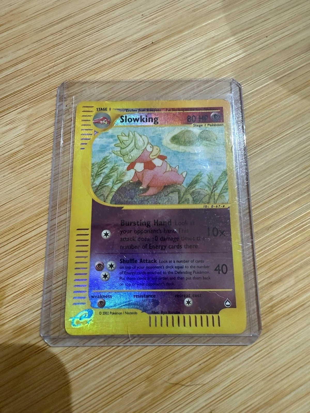 Pokémon 2002 TCG Slowking Aquapolis 34/147 Reverse Holo Rare NM Vintage