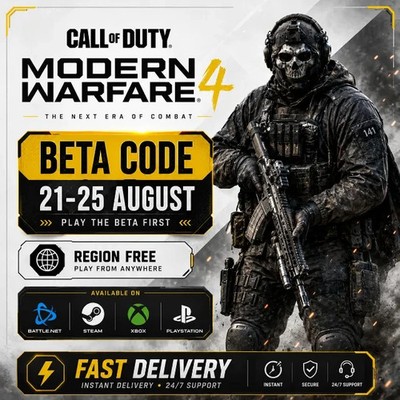 Modern Warfare MW4 Early Access Beta PC PS5 Xbox - Region Free - Call of Duty