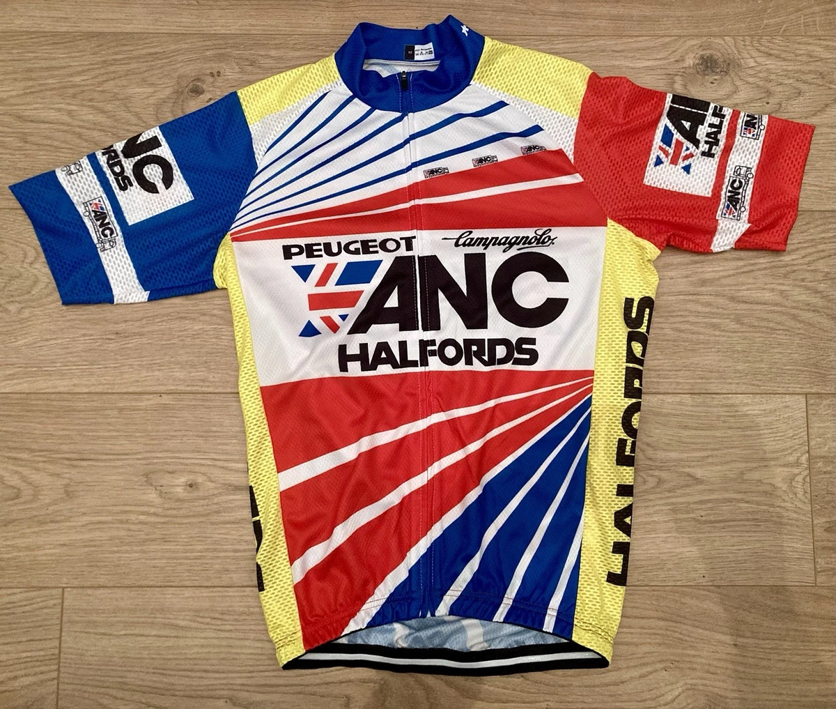 Maillot Cycliste Vintage Etxeondo ONCE Team 1997 - Jaune/Noir - Taille XL
