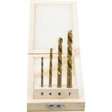 BGS BOHRER-SATZ HSS LINKSSCHNEIDEND TITANNITRIERT 3-7mm 4-TLG. | 2726