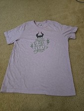 Vintage Disney Sleepwear Minnie Mouse Pampered To Perfection Purple Night Shirt