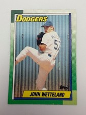 #631 John Wetteland [Rookie] Dodgers 1990 Topps Baseball Card NM. rookie card picture
