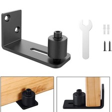 Leichtgängiger schwarzer Stahlboden-Führungsrollensatz für Scheunentore