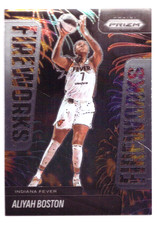 2025 Panini Prizm WNBA #3 Aliyah Boston Fireworks