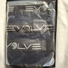 2 x ist Evolve Luxe 3 Pk No Show Brief Varsity Navy Size Large