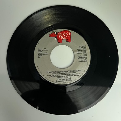 Vinyl 45 RPM Record - The Bee Gees Someone Belonging To Someone / I Love You Too