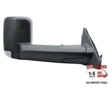 Replacement Passenger Right Side Door Towing Mirror Black Passenger RH Side