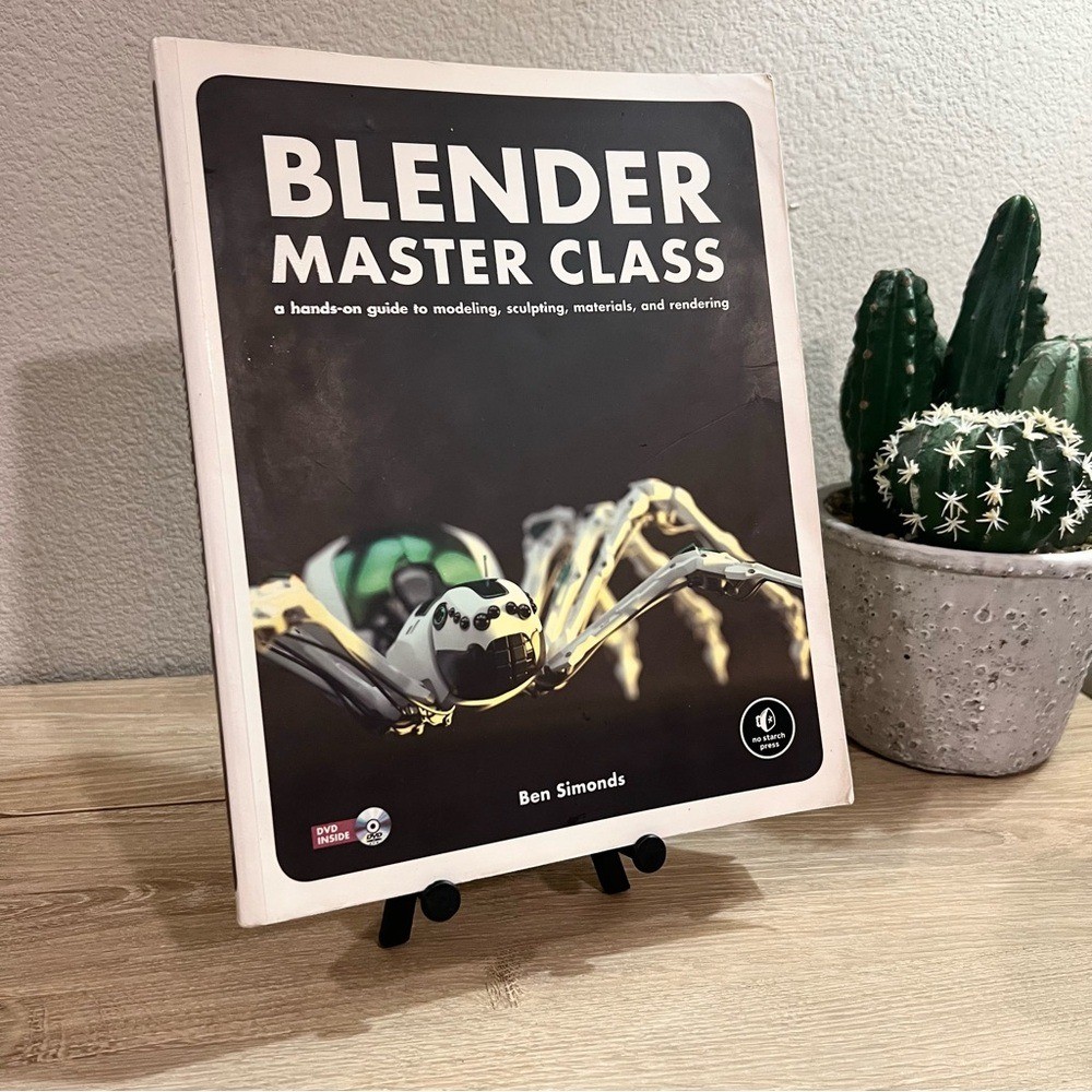 Blender Master Class Book Ben Simonds 3D Art Guide + DVD (20