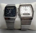 🌑🪙2 Rare Vintage SEIKO Men Watches Dual+Analog+Digi+Alarm+Chrono🪙🌑