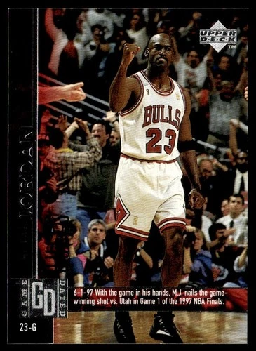 1997-98 Upper Deck Game Dated Memorable Moments Michael Jordan Chicago Bulls #18