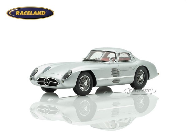 Mercedes-Benz 300 Slr Uhlenhaut Coupe 1955 Silber/Silver, Schuco 1:18, 18U00069-image