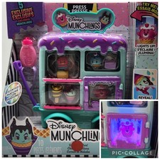 Disney Munchlings Ice Cream Cart Playset 13 pieces New In Box Lights Up