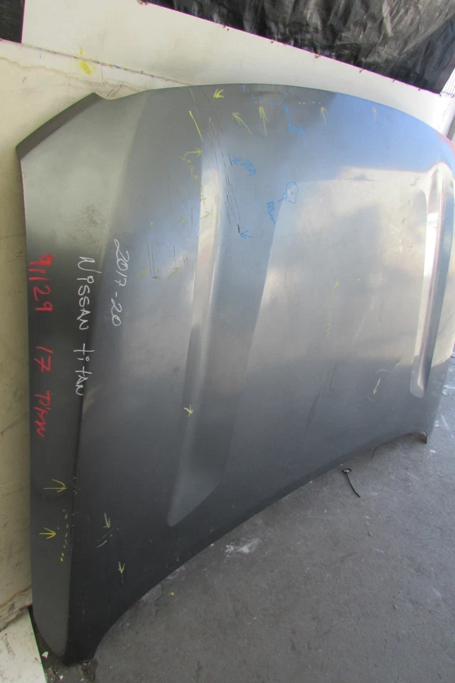 2016-2017-2018-2019-2020-2021-2022-2023 Nissan Titan capó panel OEM Foto 4 de 4