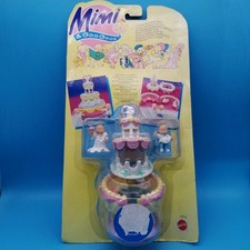 Mimi Goo Goos Polly Wedding Bride Bluebird Toys Set Mini Doll Pocket Mattel