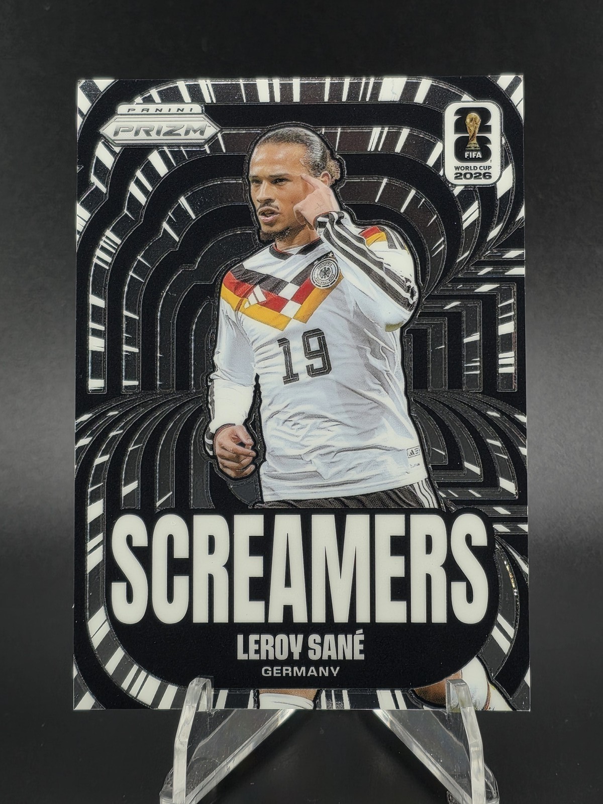 2026 Panini Prizm FIFA World Cup #17 Leroy Sane Screamers Silver Prizms